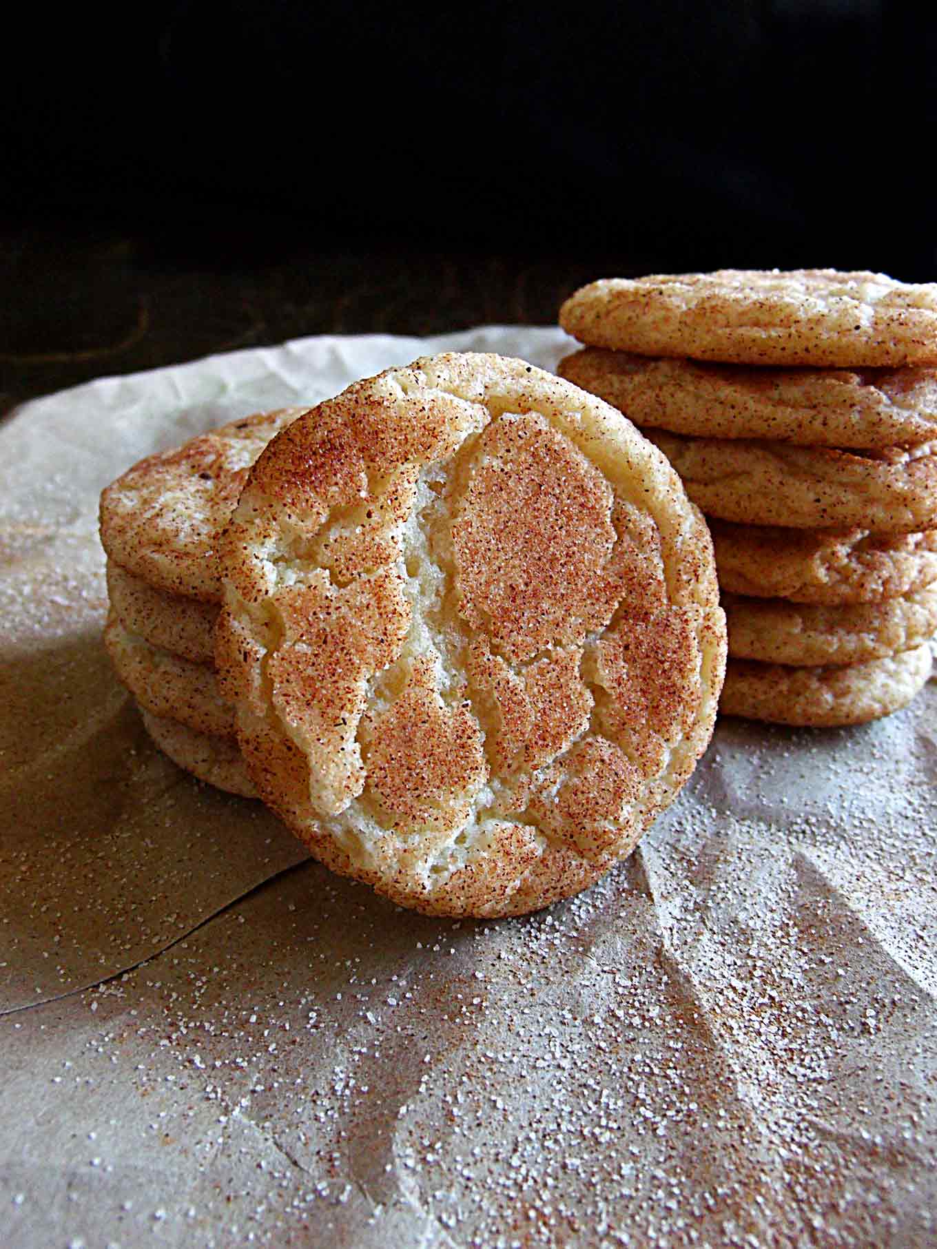 Soft & Chewy Pumpkin Snickerdoodle Cookies