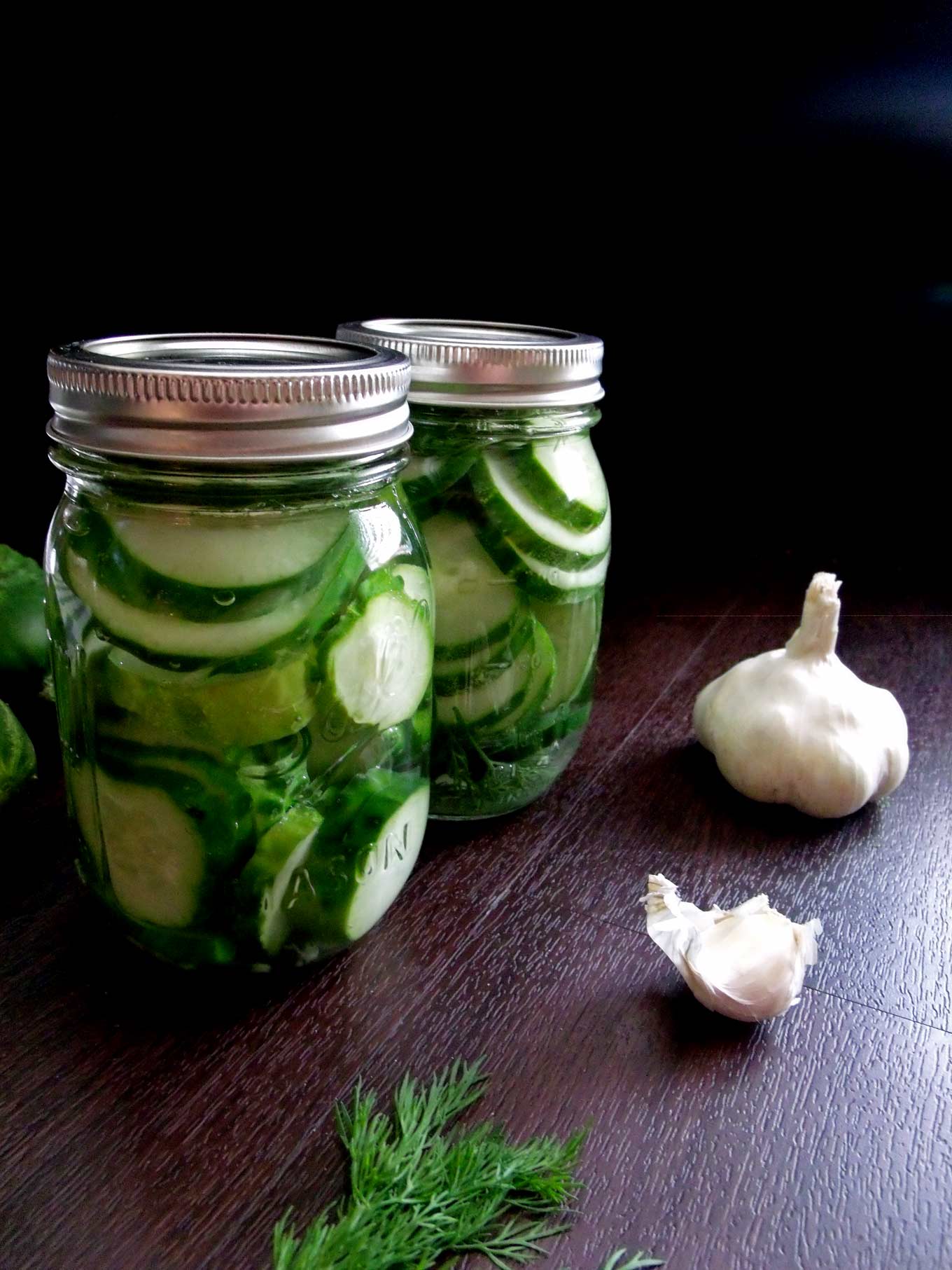 Pickled Cucumbers (Refrigerator Pickles)